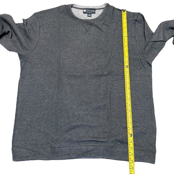 Island Sands Cotton Dark Light Gray Pullover Reversible Sweater Size XL - Picture 5 of 6